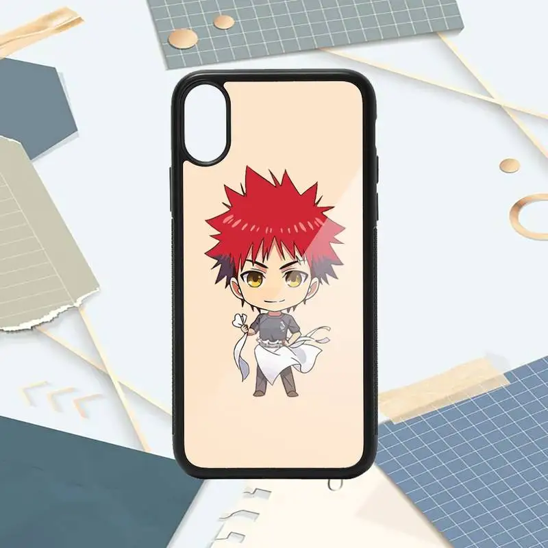 

Food Wars Shokugeki No Soma Phone Case PC for iPhone 11 12 pro XS MAX 8 7 6 6S Plus X 5S SE 2020 XR