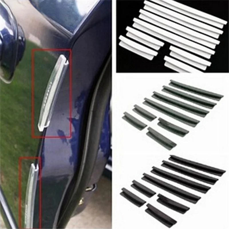 

3 Color Crash Bar Guard Car Door Anti-rub Edge Scratch Protector Bumper Strip Bumper Sticker Car Accessories Decoration