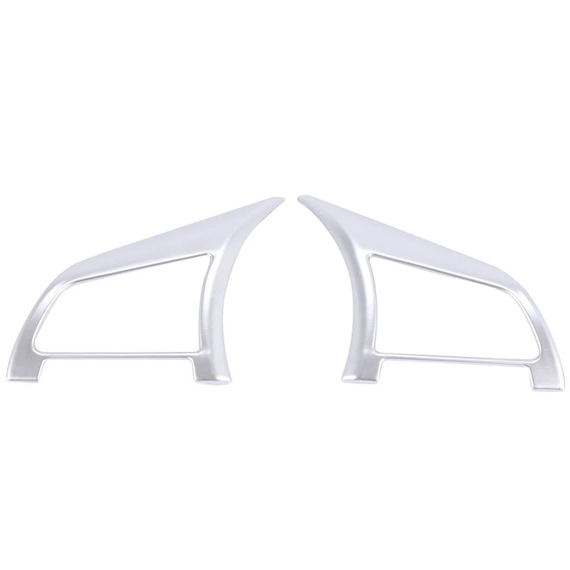 

ABS Matte Steering Wheel Button Cover Trim Chrome Car Stickers for Nissan Qashqai J11 2018 2019