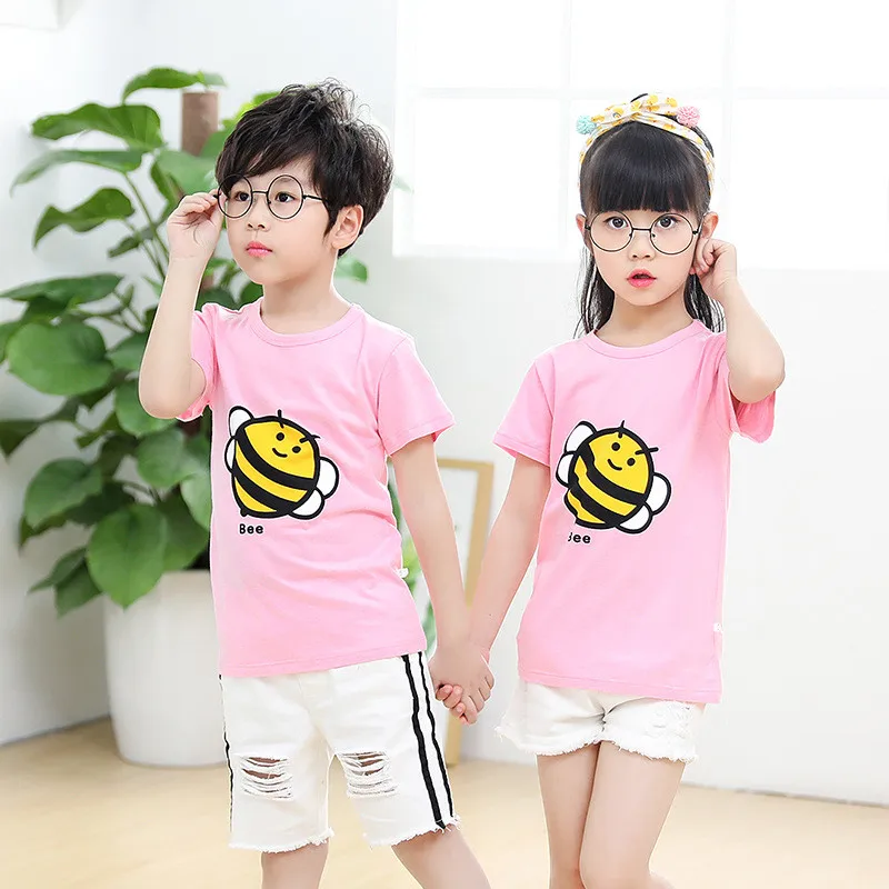 Новая летняя футболка с буквенным принтом для маленьких мальчиков летние