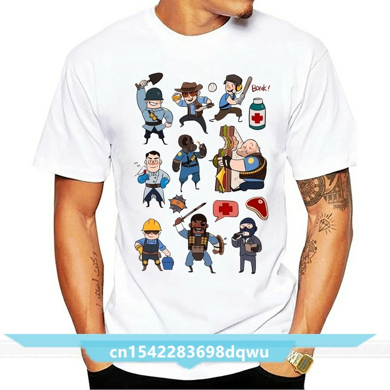

Team Fortress 2 T Shirt Team Fortress 2 All Class T-Shirt Cotton Fashion Tee Shirt Mens Funny Short Sleeve 5xl Tshirt