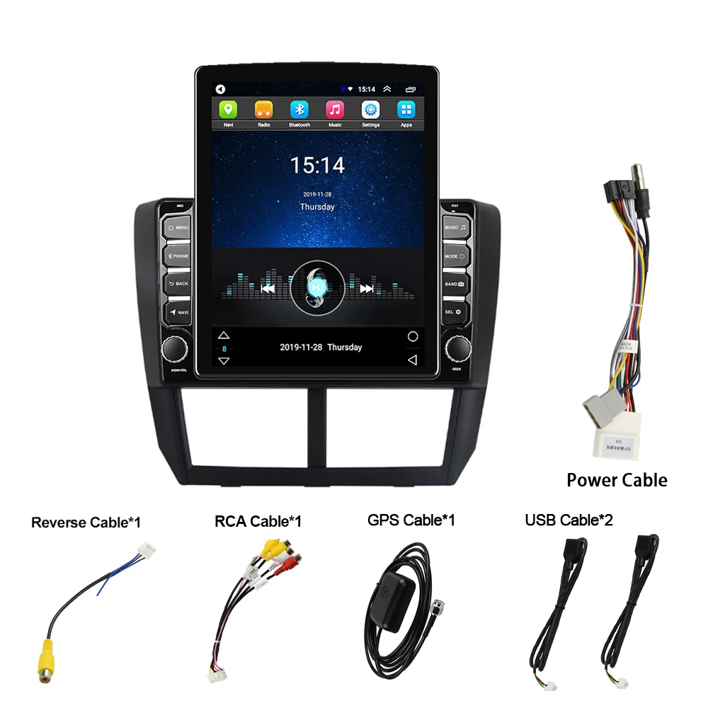 

2 Din Android Car Stereo for Subaru Forester Impreza 2008 -2012 9.7" Car Radio Audio Multimedia Video Player Wifi GPS Navigation