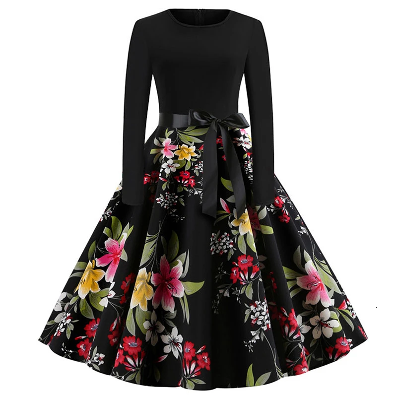 Женское длинное платье повседневное зимнее рождественское женское | Женская