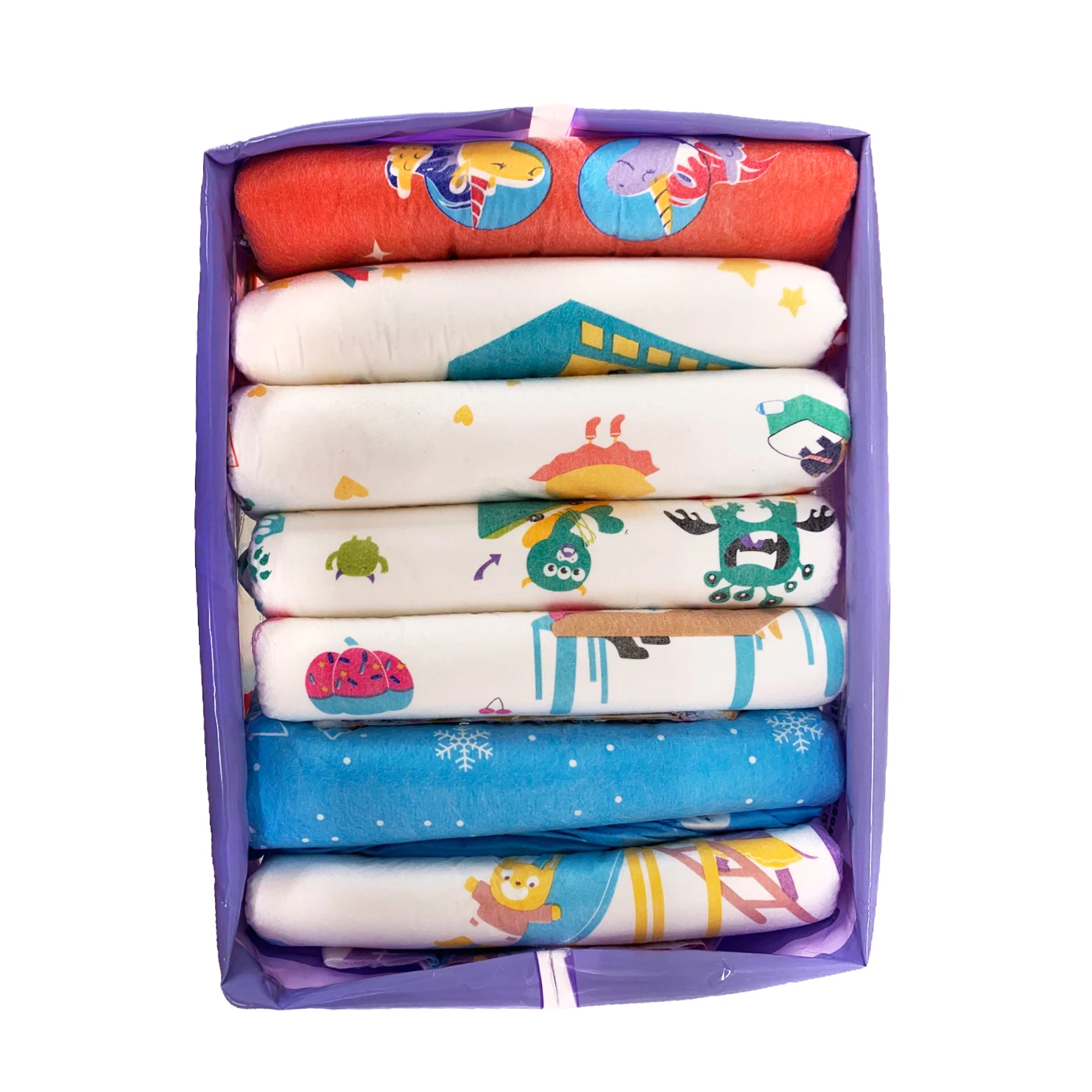 10 @ NIGHT Rainbow Week подгузник ABDL очень большой размер рождественские подгузники