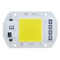 COB светодиодный чип 220 В переменного тока Светодиодная лампа 10 Вт 20 Вт 30 Вт 50 Вт IP65 высокая мощность Smart IC DIY прожектор лампа Точечный светильн...