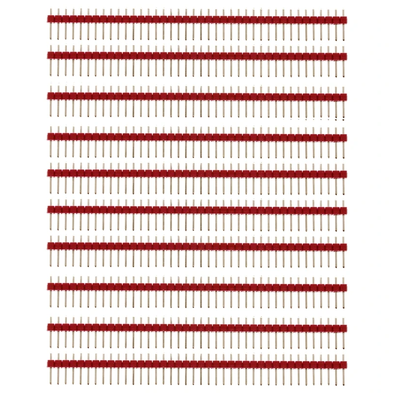 2 54 мм 40Pin Мужской Однорядный контактный разъем полосы для Arduino DIY-10 полос |