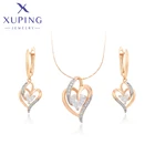 Xuping модные ювелирные изделия, Новое поступление, очаровательный набор золотого цвета в форме сердца для женщин и девушек, подарок на вечерние A00786153