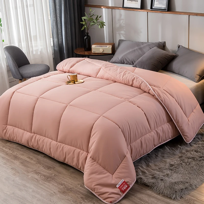 

Supplying Double Quilts Cotton Blanket in-Twin Full Queen King Sizes Four Seasons Quilt High Quality Winter Comforter