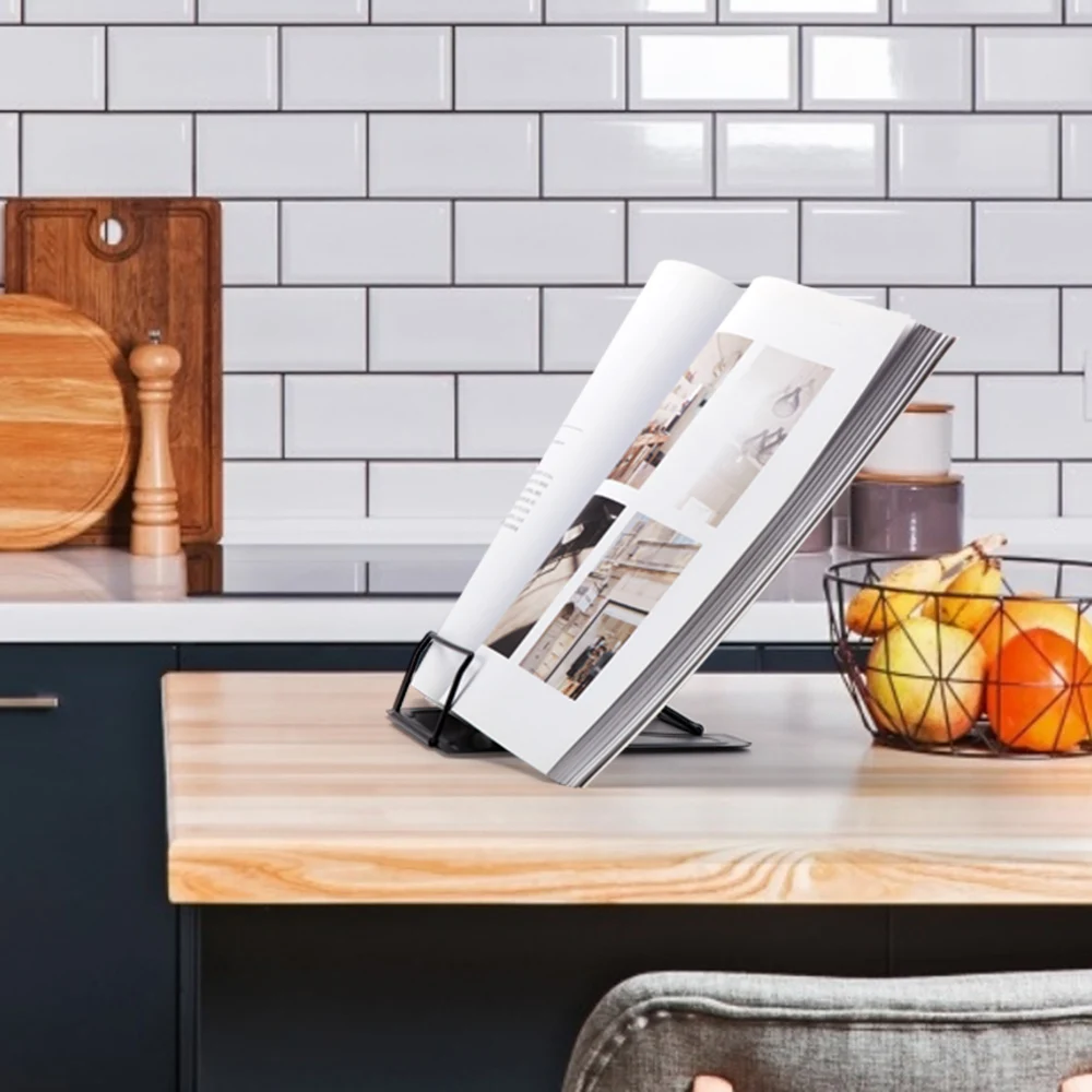 Портативная металлическая подставка для книг регулируемый держатель с 5 углами