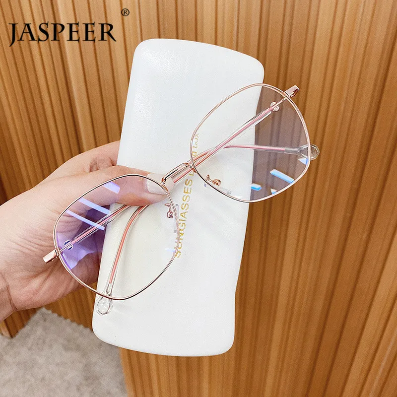 Женские и мужские очки JASPEER ретро с защитой от усталости глаз синий светильник