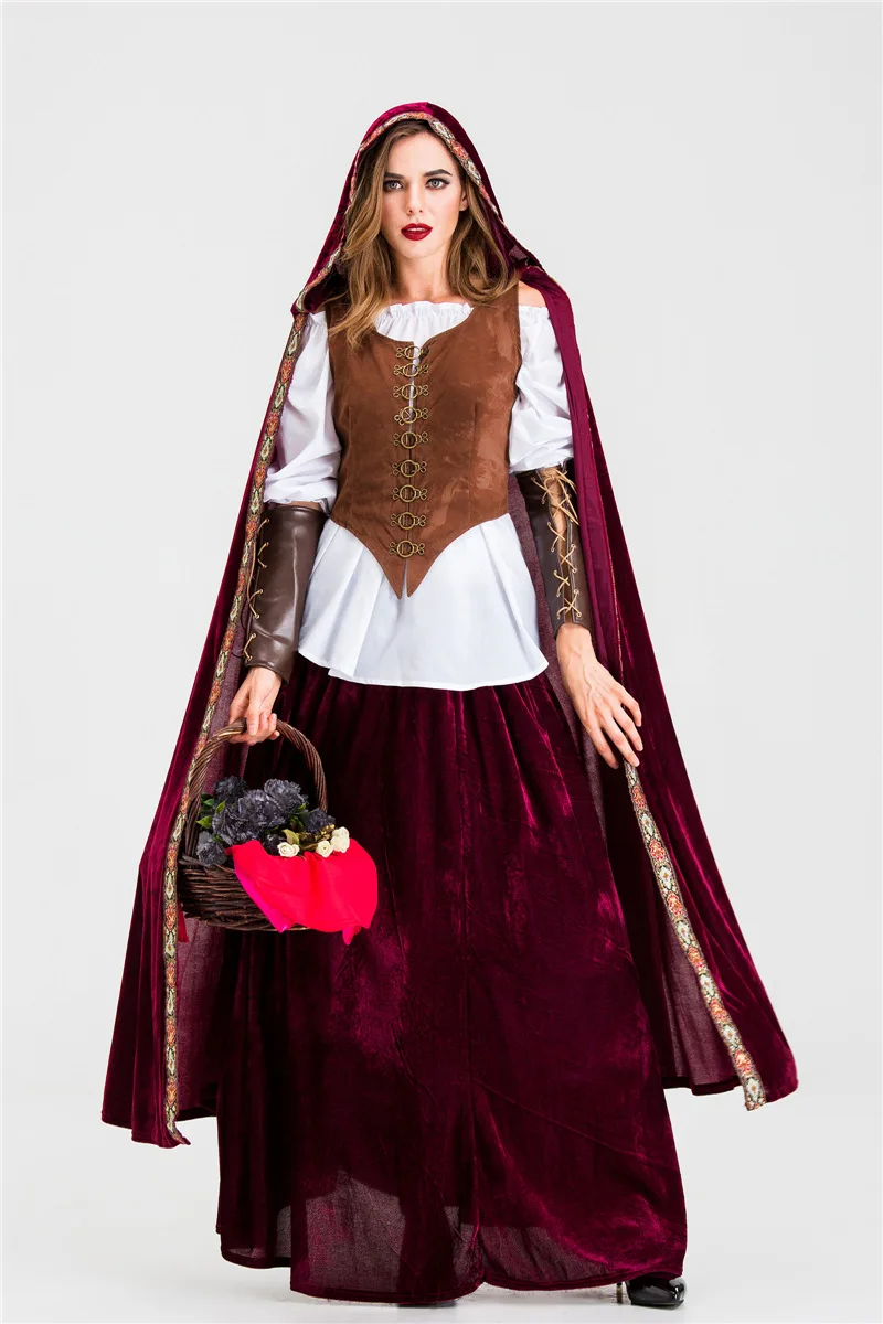 Винтажный Благородный Королевский Костюм Королевы принцессы накидка с