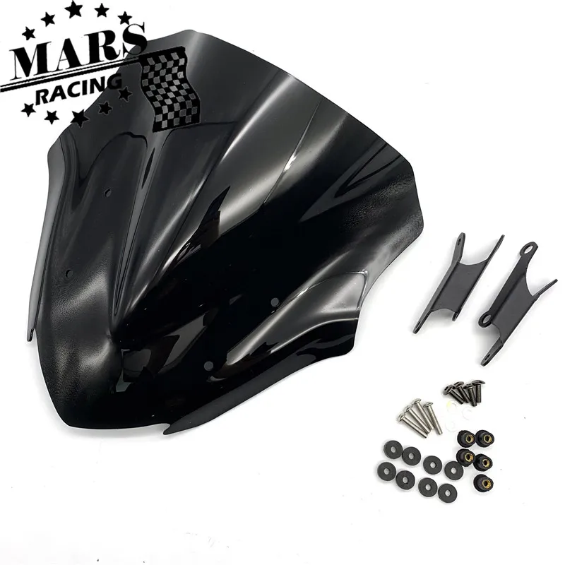 Motorcycle Short paragraph Sports Windshield Visor WindScreen Viser Fits For KAWASAKI Z900 2017 2018 2019 17-19 | Автомобили и