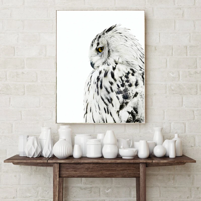Сова плакаты и принты настенная живопись холст настенные картины для гостиной