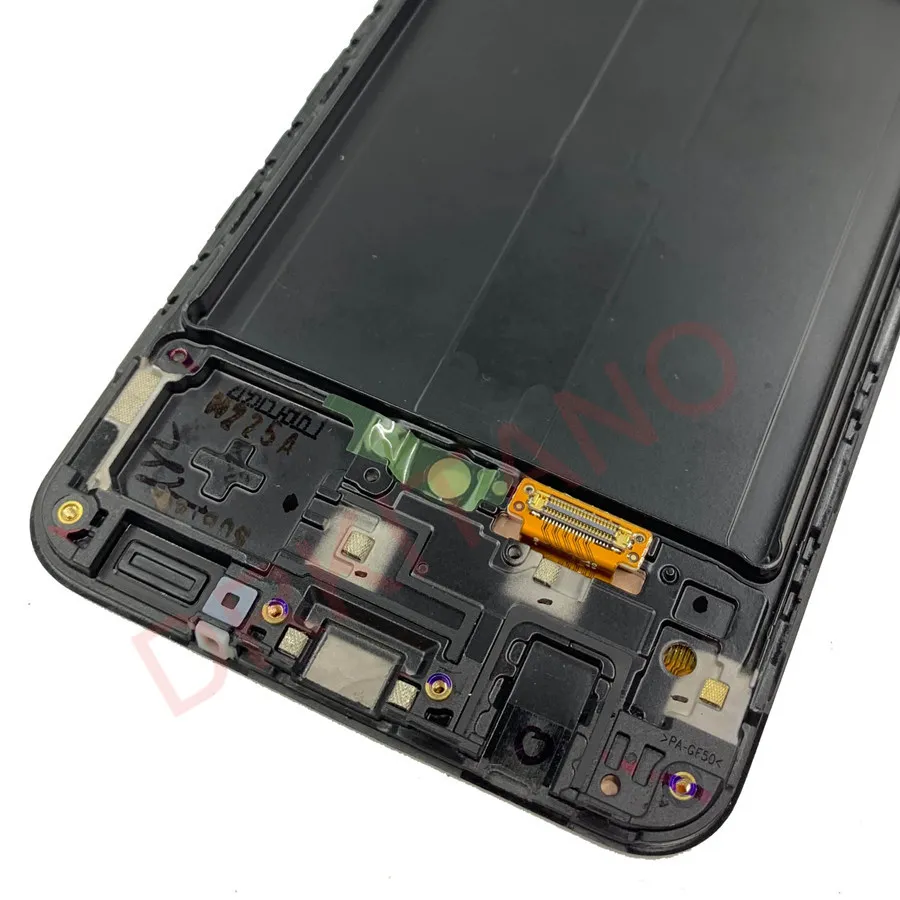 Для samsung Galaxy A50 A505F/DS A505F A505FD A505A ЖК-дисплей сенсорный экран дигитайзер в сборе для samsung A50 ЖК-дисплей с рамкой