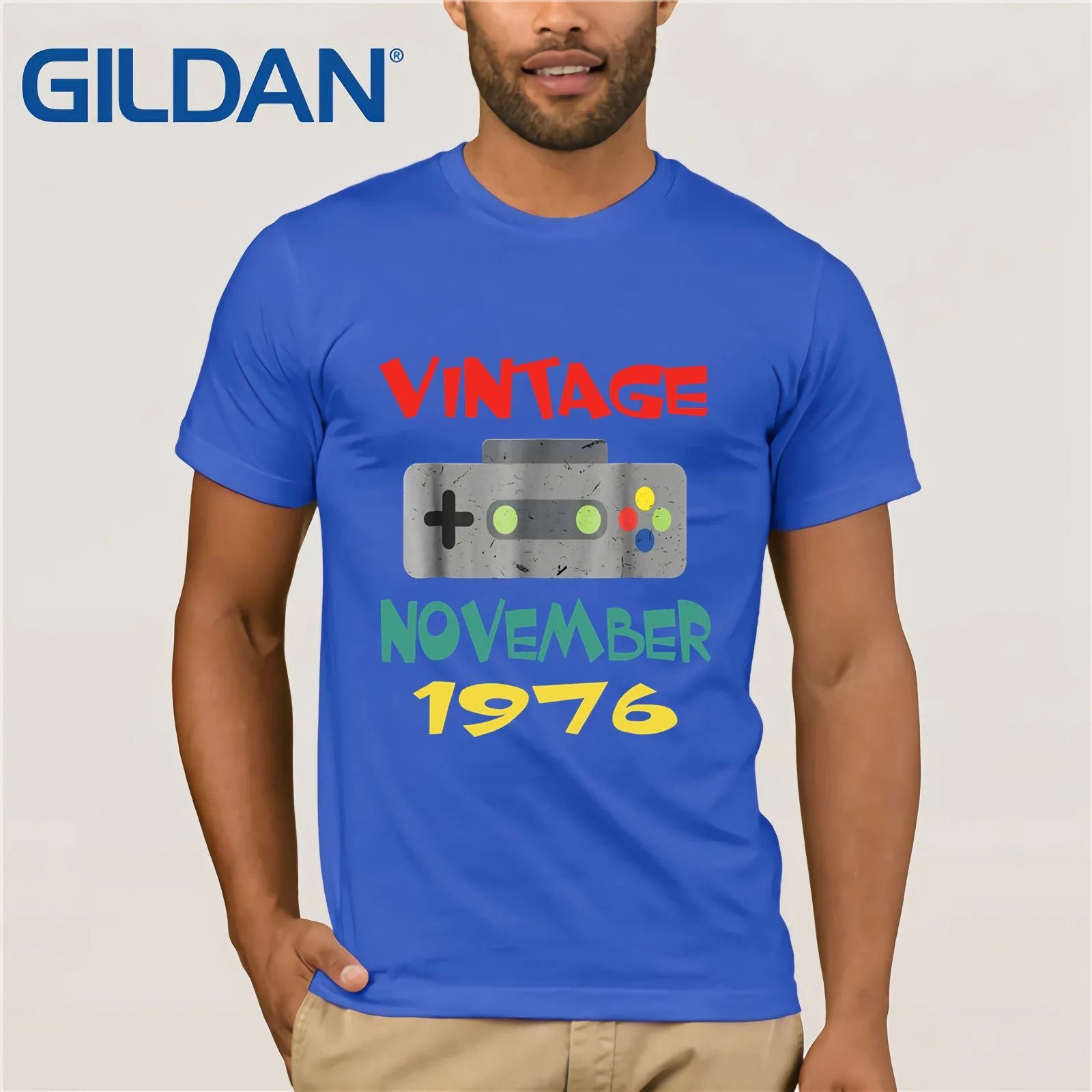 Ноября 1976 футболка 42nd подарки на день рождения 42 лет рубашка 2019 летняя с коротким