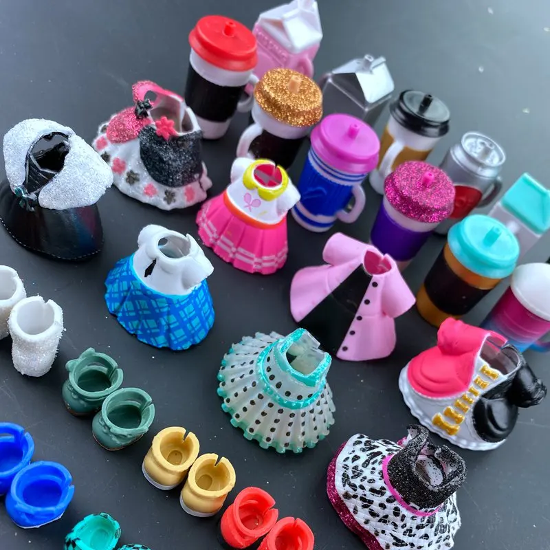 

2021 new hot sale oreign doll Accessories 3pc LOLs doll clothes, bottles, shoes accessories for LOLs accessories