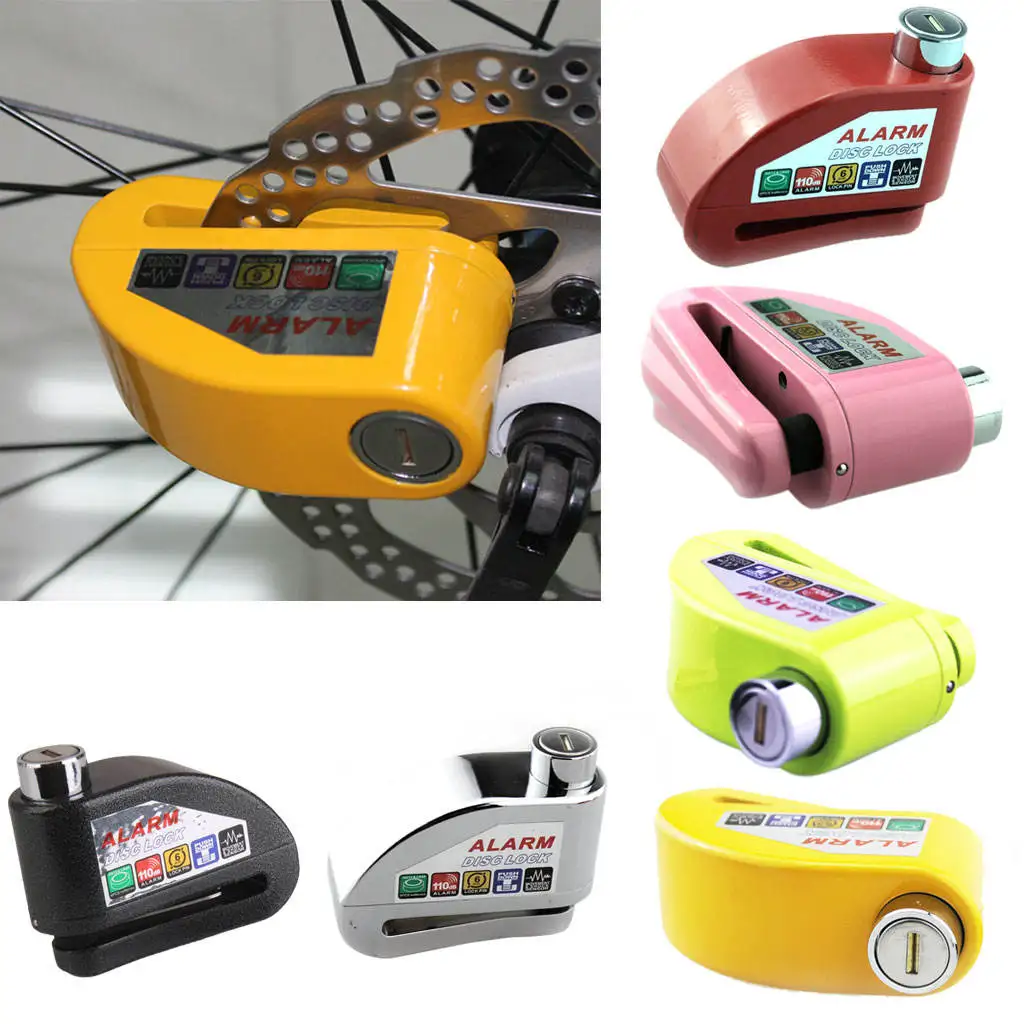 

Waterproof Anti Thief Motorcycle Bike Scooter Disc Brake Alarm Lock Green