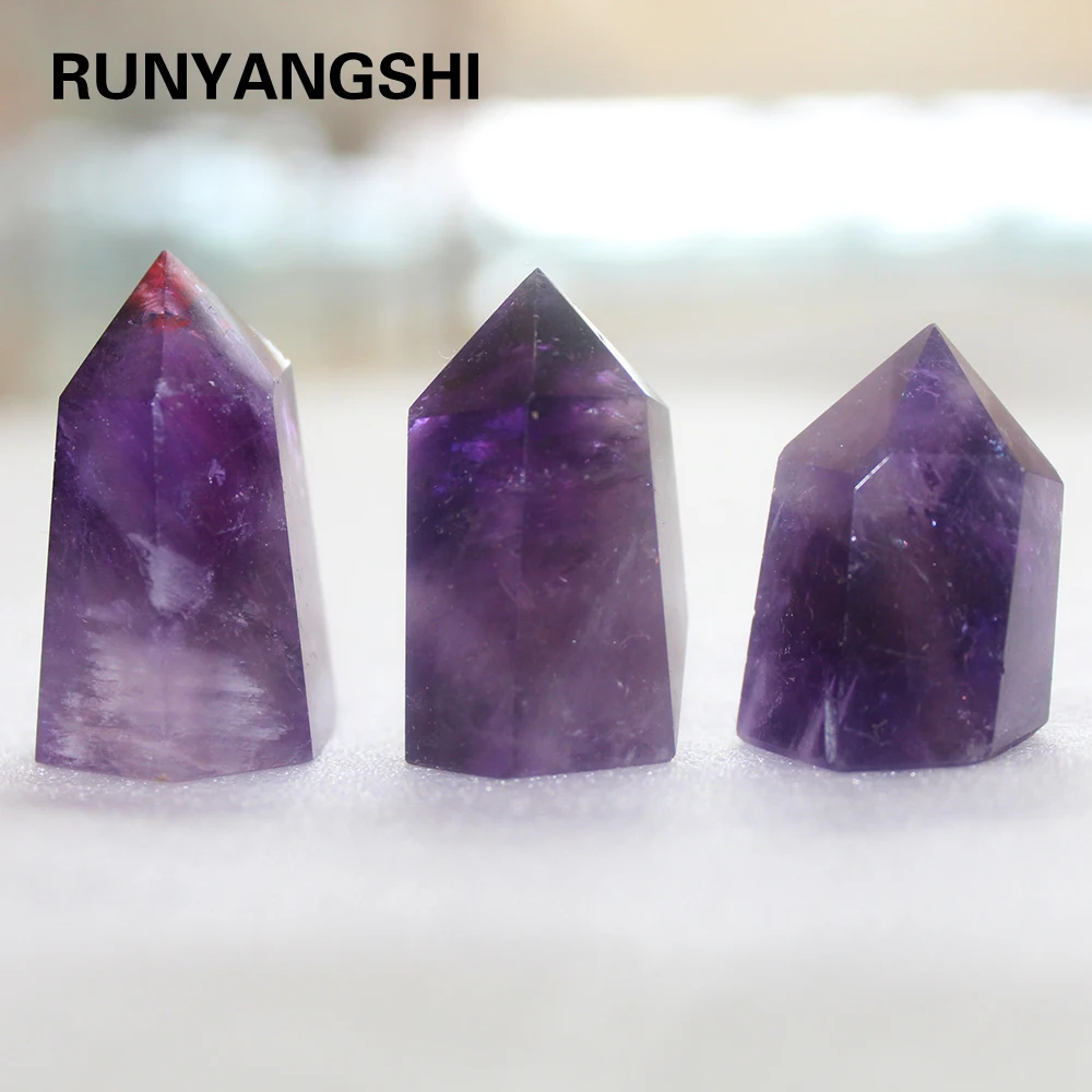 1 шт. натуральный аметистовый кварцевый кристалл|Камни| |