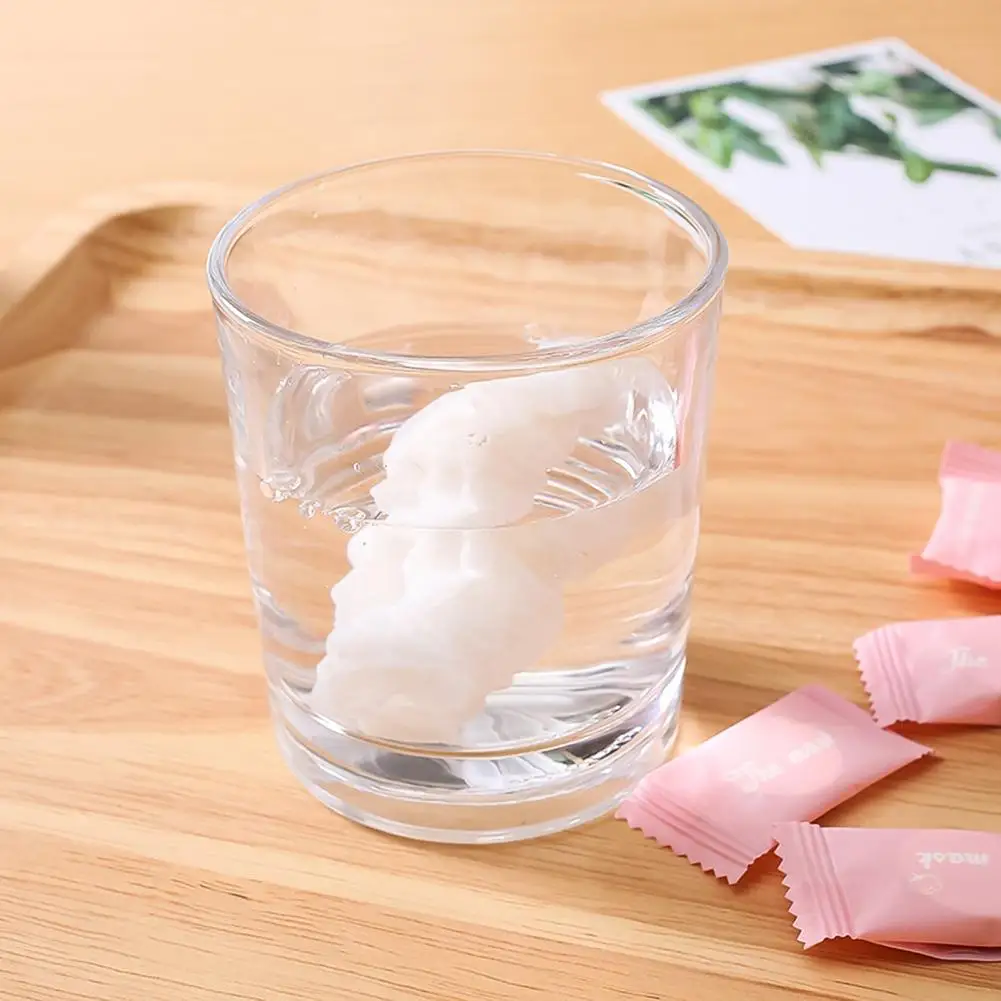 100 шт./компл. сжатый сухой Чехол портативная безопасная для кожи эффективная