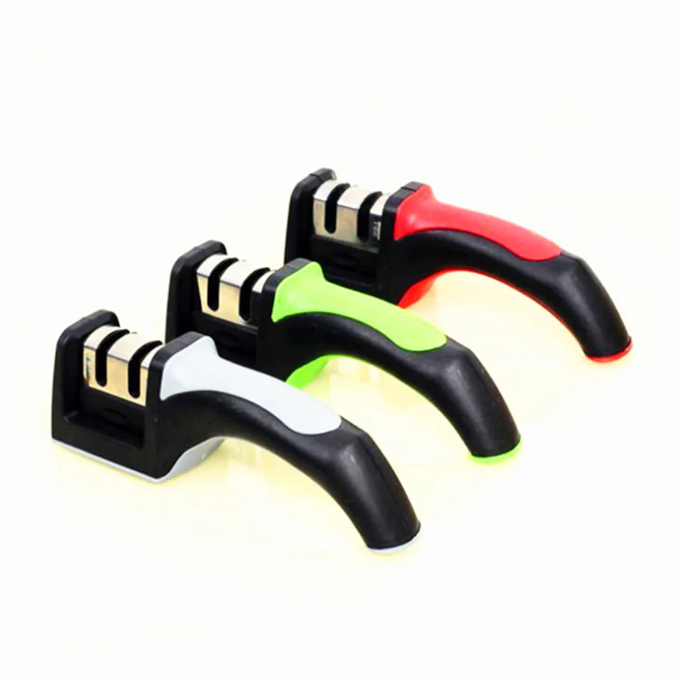 2 Stages Professional Kitchen Knife Sharpener Sharpening Stone Grinder Knives Whetstone Tungsten Diamond Ceramic Tool | Дом и сад