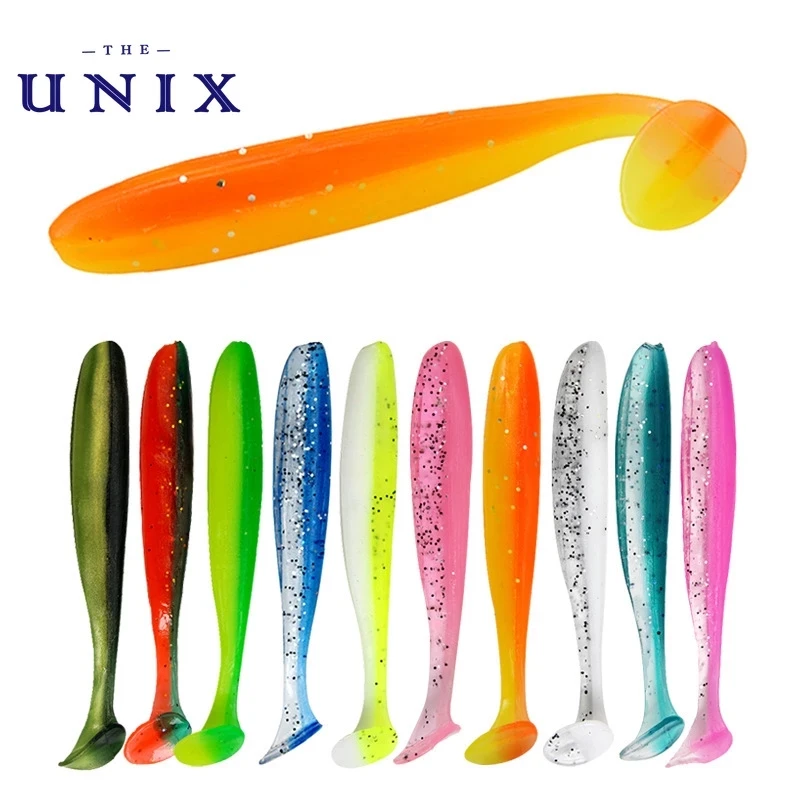 Горячая распродажа 10 шт./компл. Мягкие силиконовые искусственные двухцветные