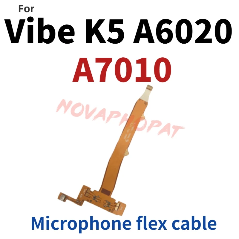 

Novaphopat For Lenovo A6020 A6020a40 MIC Microphone Flex cable Replacement + tracking