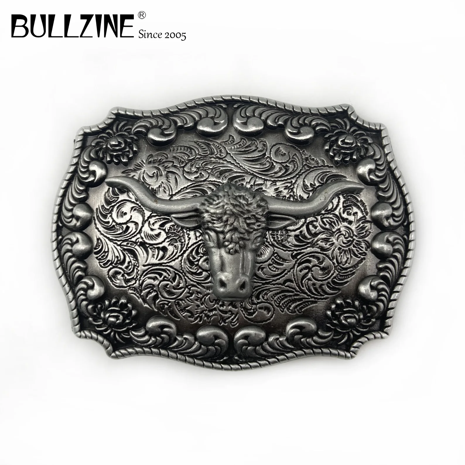 Bullzine оптовая продажа цинковый сплав ретро в западном стиле виде Головы Быка под