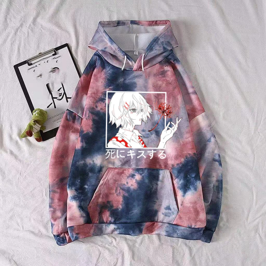 

2021 Anime Hoodie Tokyo Ghoul Touka Pullovers Tops Long Sleeve Uniex Cloth