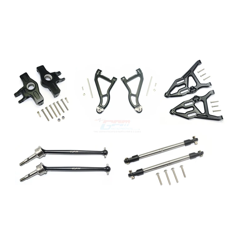 Передние верхние и нижние ручки GPM TRAXXAS UDR + рулевая чаша твердый универсальный