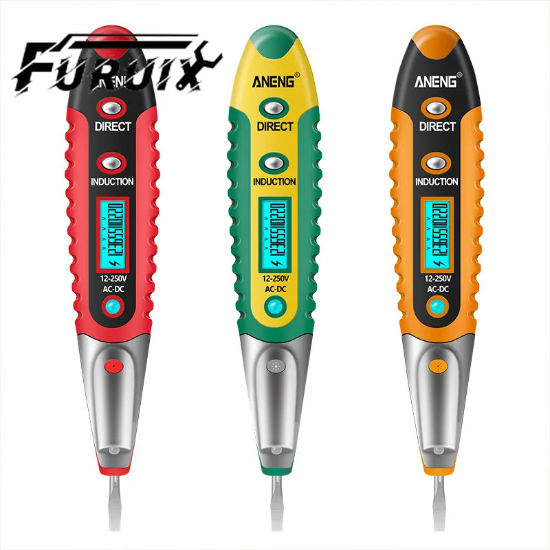 Digital Test Pencil Multifunction AC DC 12-250V Tester Electrical Test Pencil Detector Voltage Detector Test Pen voltage tester test pen with night vision digital electrical multisensor 10 220v ac dc