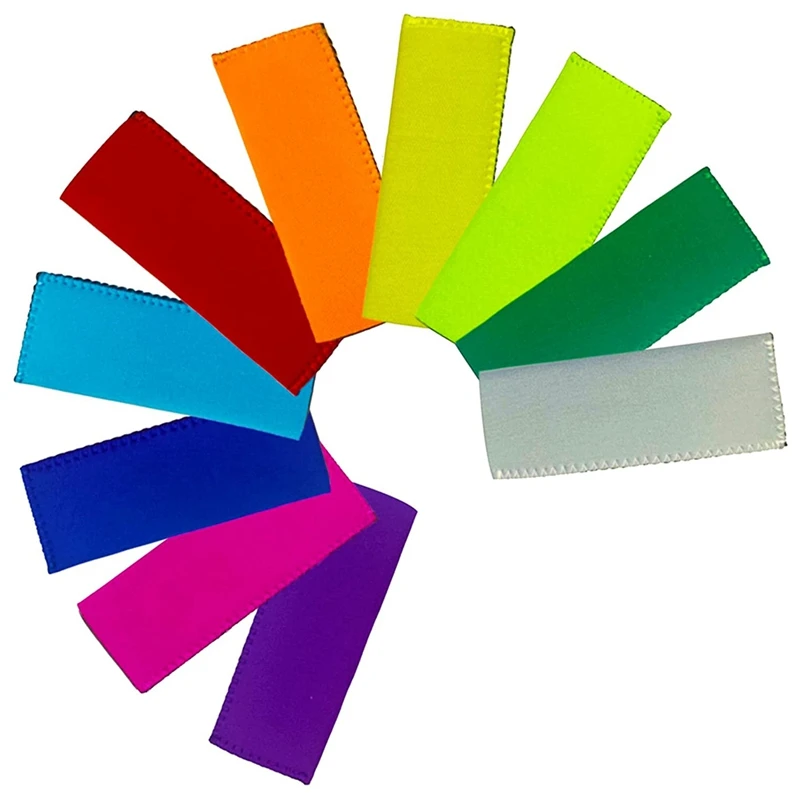 

Ice Sleeves Popsicle Holders Bags, Freezer Reusable Sleeve Covers for Kids and Adult Ice Holder for Freezer