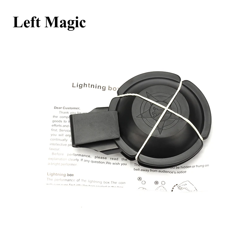 Lightning Box Magic Tricks Black Miracle Appearing Coin Close Up Stage Penetration Good Quality | Игрушки и хобби