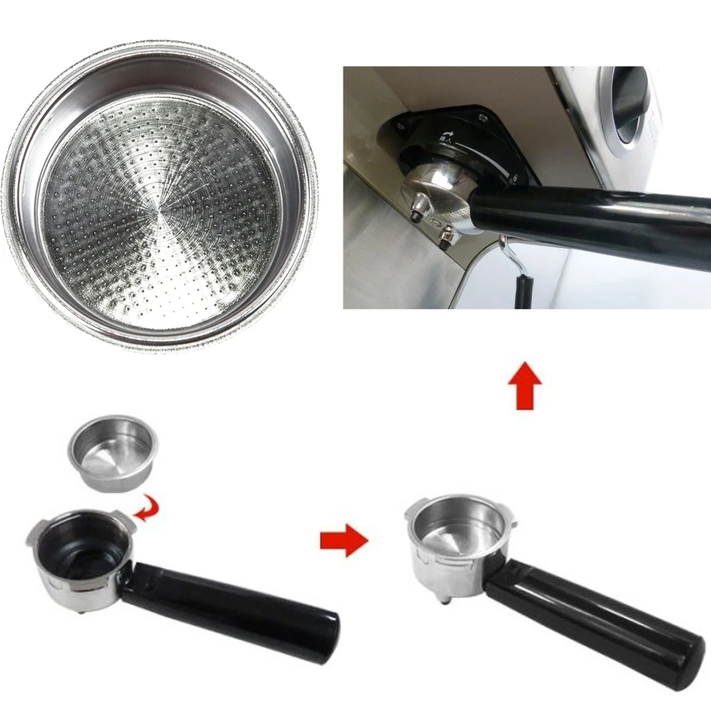 Кофейный фильтр чашка 51 мм корзина для фильтра без давления Breville Delonghi Filter Krups