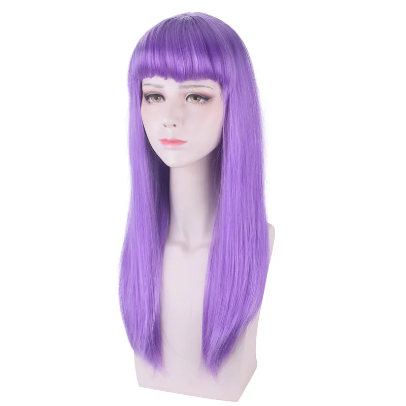 Косплей парик для детей и взрослых потомки 2 маль Берта малефисент долго живит