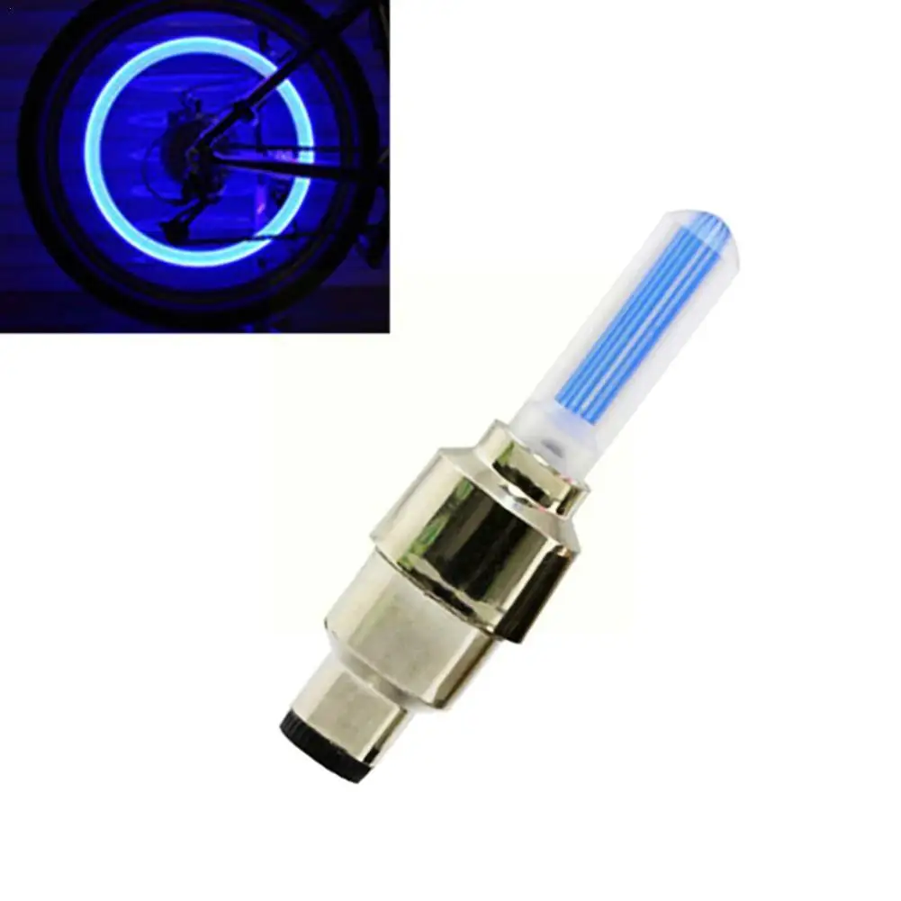 

Blue Bike Car Motorcycle Wheel Tire Tyre Flashing Led S4u9 Light Cap Q2f6 Y7l9