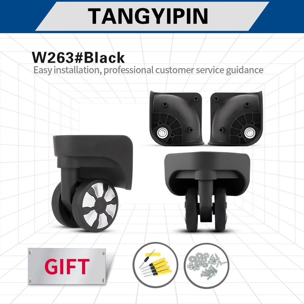 TANGYIPIN YT-Ao7 Trolley wheel travel suitcases replace luggage casters universal accessories colored high-quality mute wheels