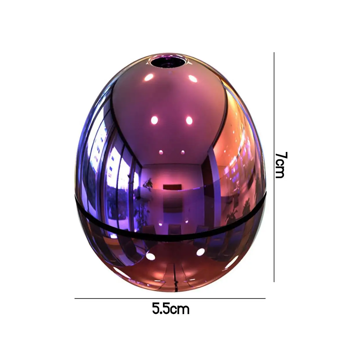 

New Air Humidifier USB Electric Portable Egg Shape Humidifier Mini Mist LED Atomizer Air Purifier Diffuser for Home Car Fogger