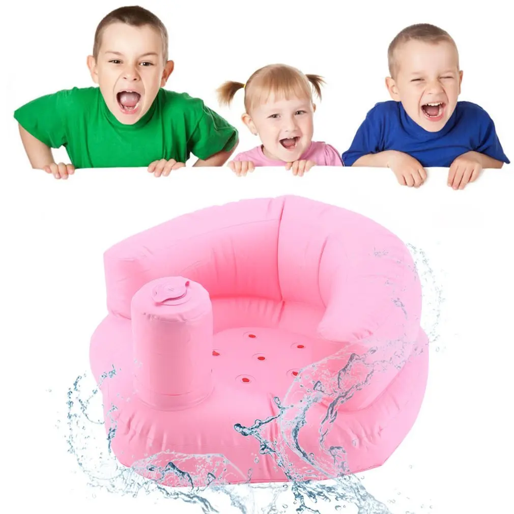 

Funny Design Inflatable Baby Kid Children Sofa Widened Thickened Comfortable Portable Baby Learn Seat Sofa Chair