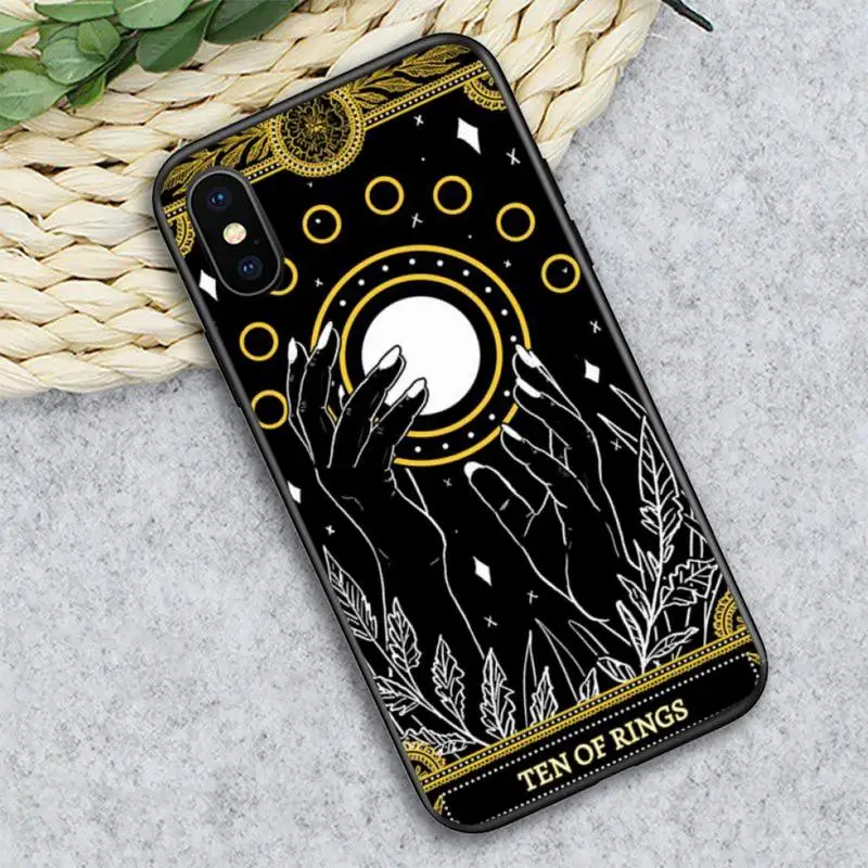 

Witches moon Tarot Mystery totem Phone Case for iPhone 11 12 pro XS MAX 8 7 6 6S Plus X 5S SE 2020 XR mini