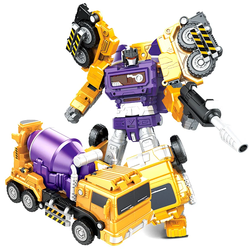 

ABS Transformation Robot Figma Jinjiang KO 8008 ABS Scrapper Oversize Movie Model Deformation Car Action Figure Toy Gift