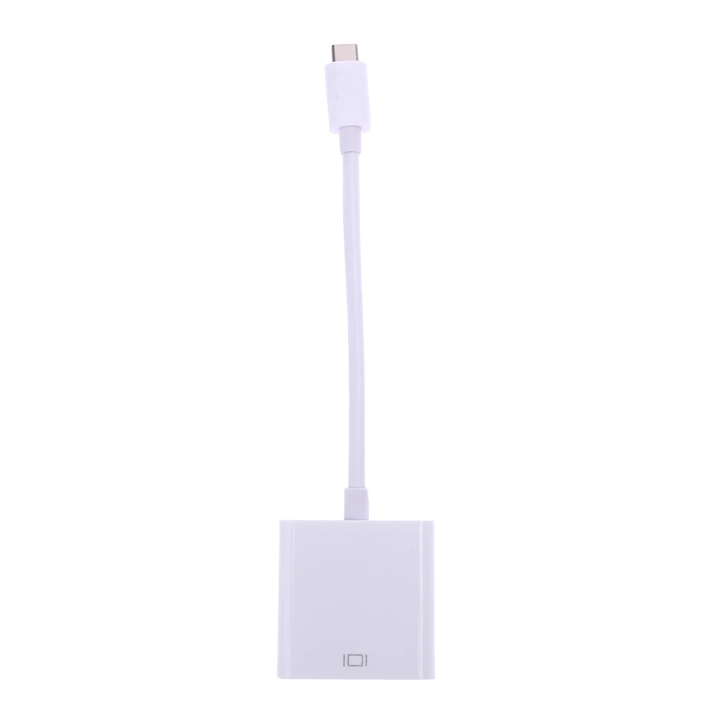 Кабель адаптер питания с разъемами USB 3 1 и DVI 1080P для Macbook Chrombook|Кабели VGA| |
