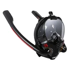 Новинка 2021, плавательная маска для взрослых, мужчин, женщин, мужчин, двойная дыхательная трубка, полностью силиконовые сухие маски для подводного плавания, очки для ныряния, оснащение для мужчин t