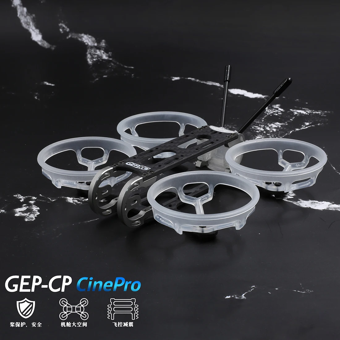 GEPRC GEP-CP Фристайл FPV Racer рама беспилотника комплект 2 дюйма 115 мм Cinepro стойка для DIY Радиоуправляемый гонщик cinewhop Квадрокоптер запасные части
