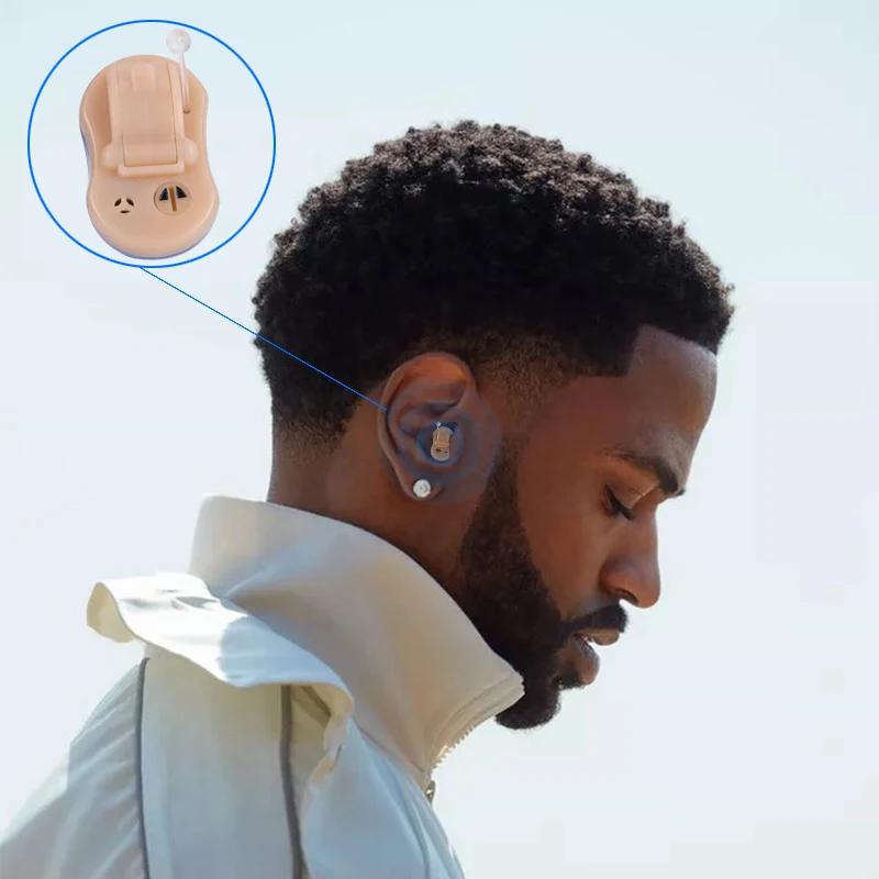 Беспроводные слуховые аппараты OTC Mini CIC невидимый звуковой аппарат усилитель