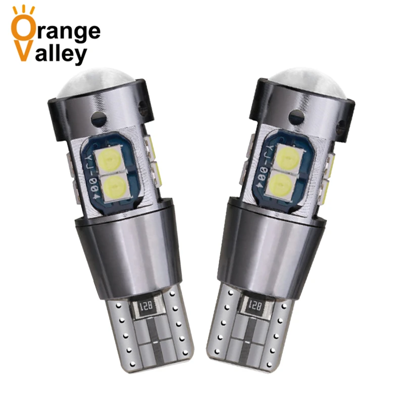 

2 шт. супер яркие T10 светодиодный ные 194 501 W5W 10 SMD 3030 Canbus безошибочные автомобильные Внутренние огни Автомобильные габаритные огни DC 12 В объект...