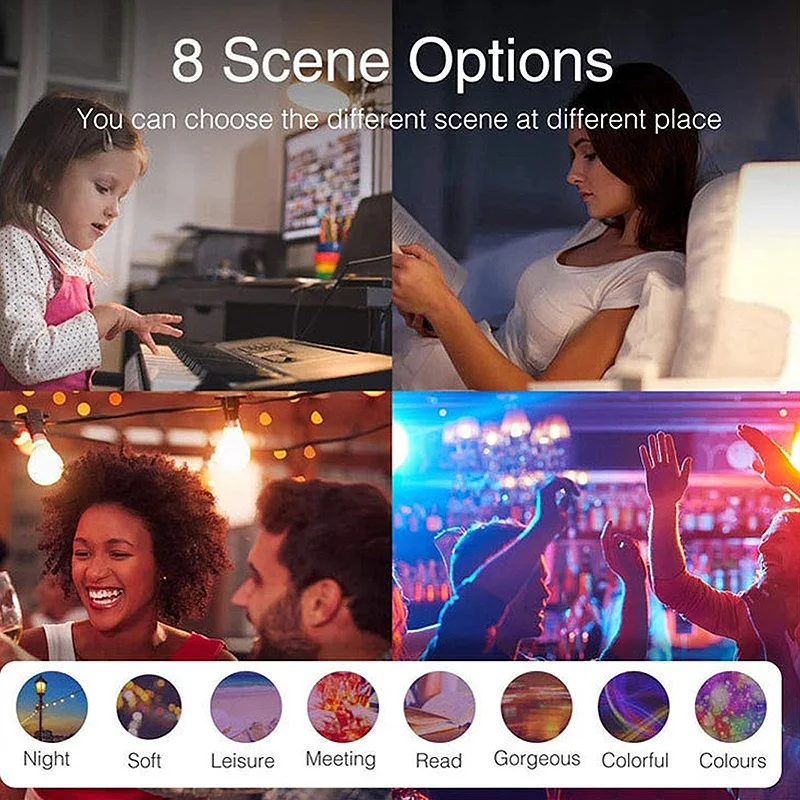 

4Pcs Tuya Smart Wifi Bulb BR30 Dimmable B22 850Lm RGB 2700K To 6500K 9W Lamp Works with Alexa Google Home As