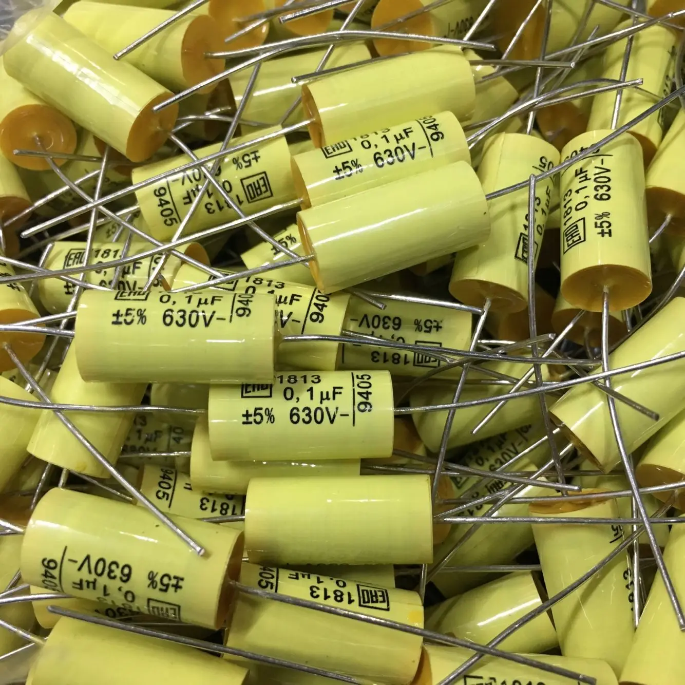Infinero-capacitor de Filme Axial Peças 630v 5% x 104mm 630 – 1813 v Áudio Hifi Mkt 0.1 uf Mkt1813 10 0.1uf