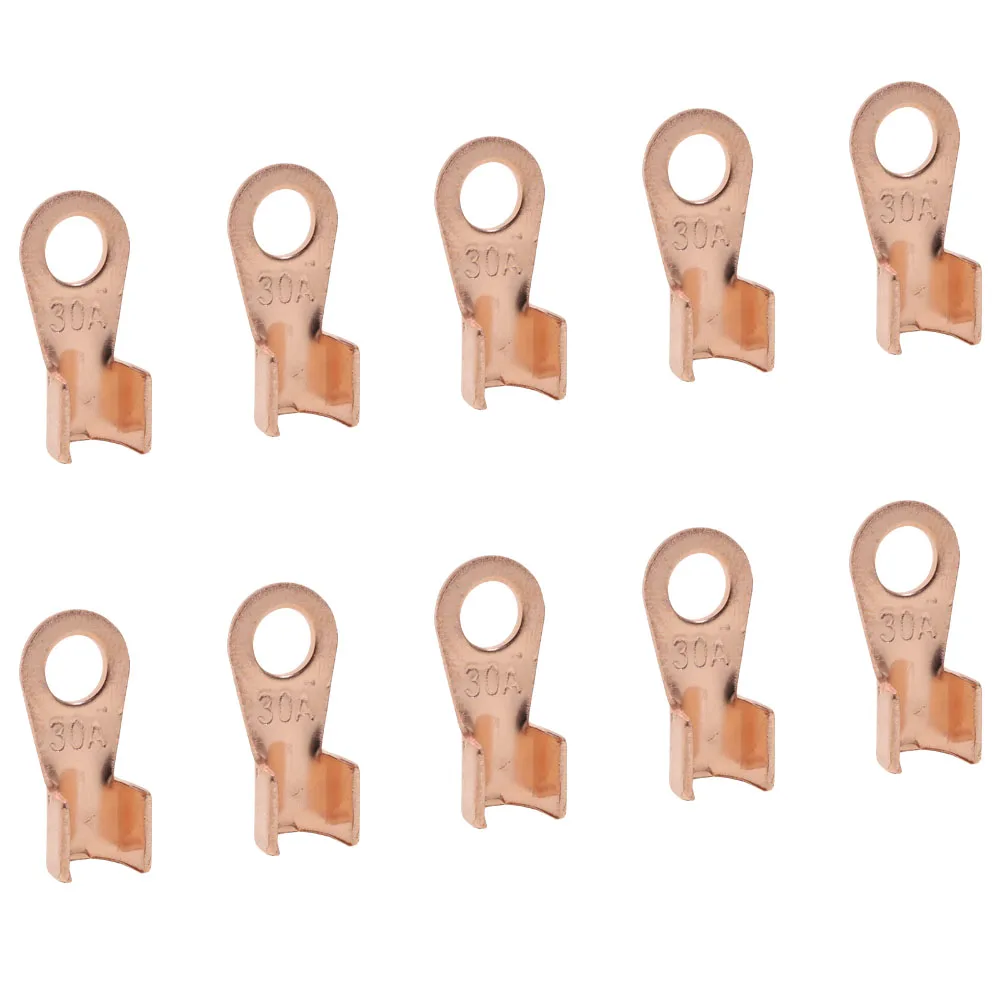 20 штук OT 30A L4Y 6 мм Диаметр Медь круговой соединения терминала провода голый