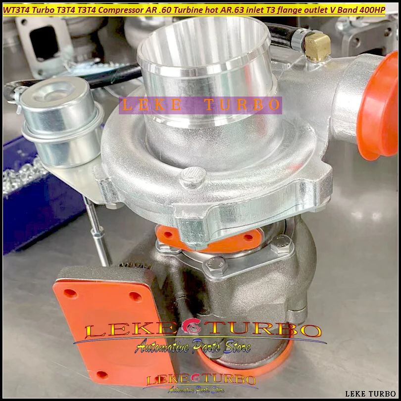 A/r .60 Turbine Hot A/r.63 Inlet T3 Flange Outlet V Band 400hp