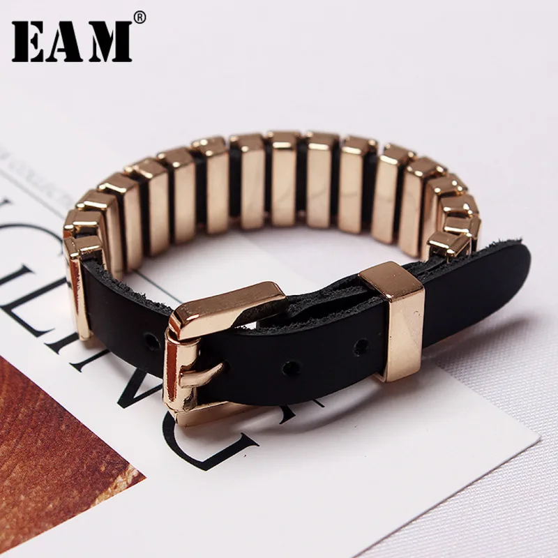 WKOUD EAM бижутерия/2020 Новая модная металлическая пряжка для ремня браслет с пряжкой